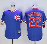 Chicago Cubs #22 Jason Heyward Blue Cooperstown Stitched Baseball Jersey